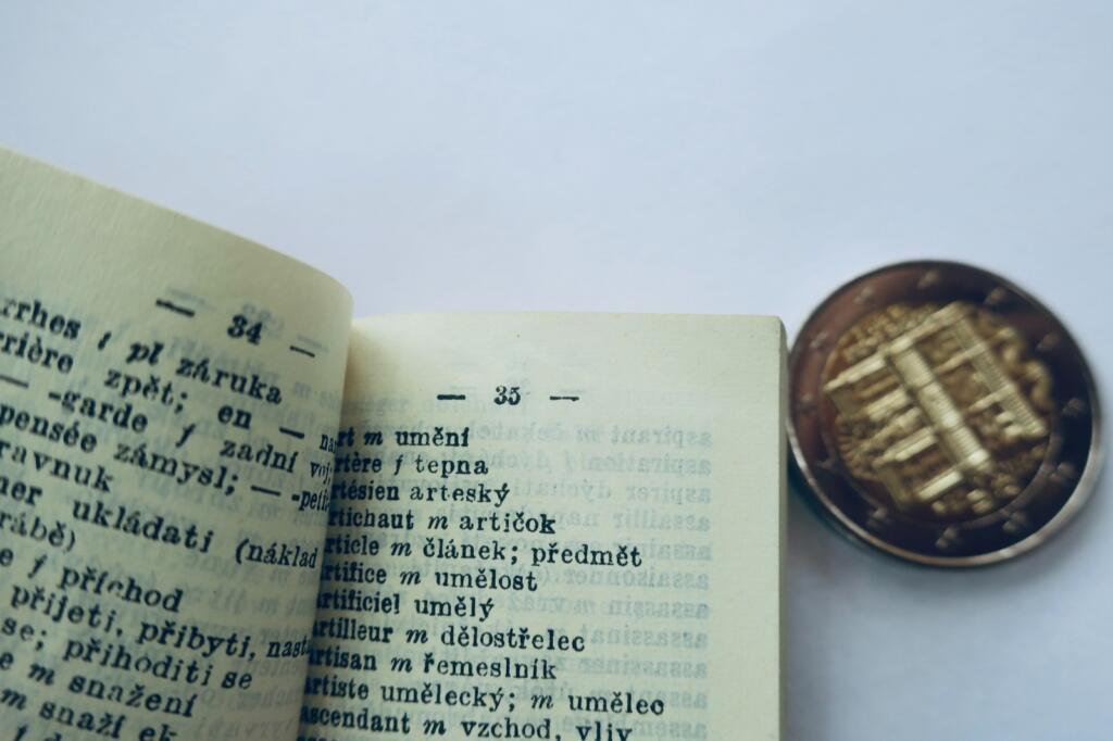 Übersetzer Wörterbuch Lilliput Französisch Tschechisch Miniatur 36 × 48 mm