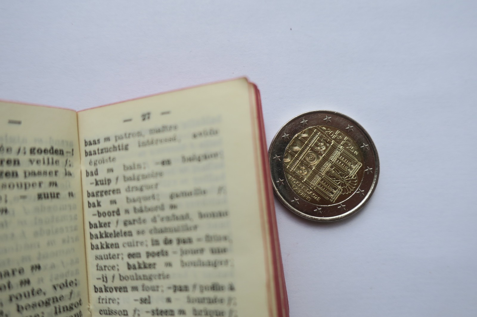 traducteur dict. lilliput nederlandsch-Fransch minuscule 36 x 48 mm. – Image 3