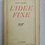 Valéry L&rsquo;Idée Fixe 1934, SP NRF blanche - La Librairie Antique