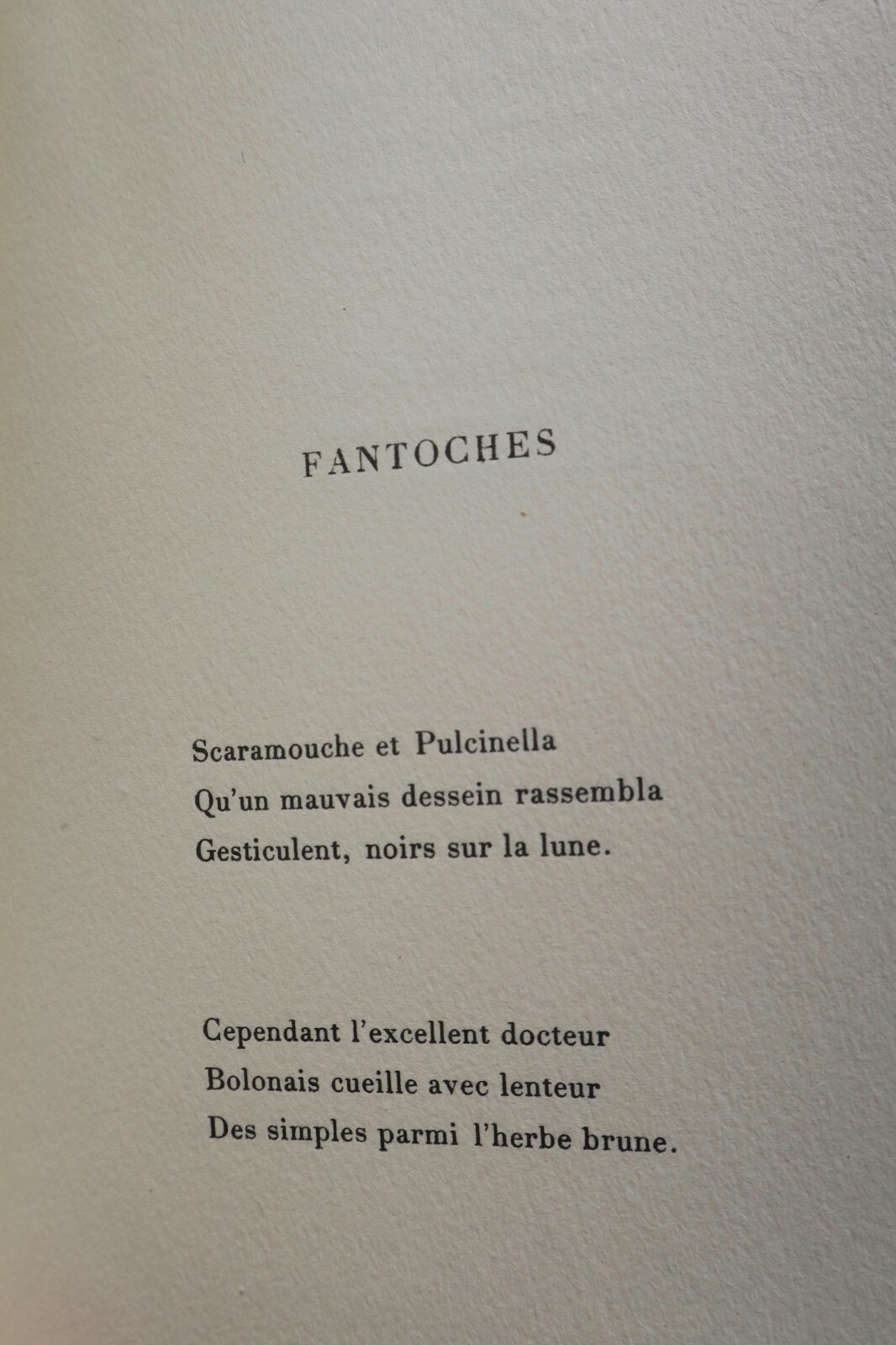 Verlaine Fêtes galantes 1923