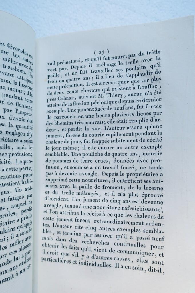 Veterinary Dupuy Fluxion, commonly called periodic. Historical research