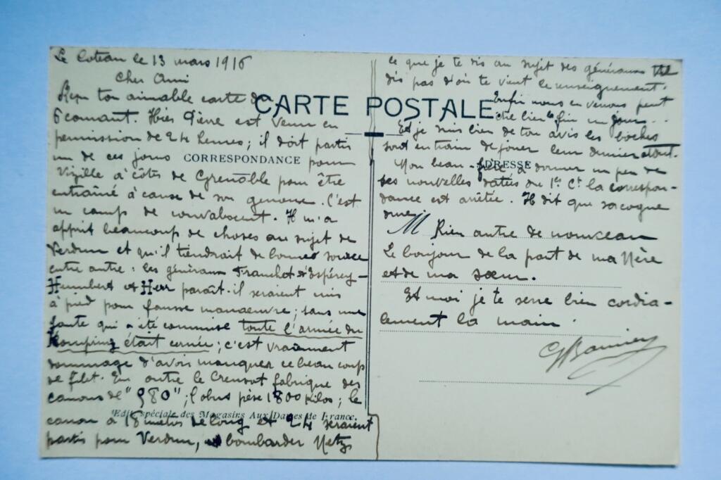 Vichy rue de Nîmes 1916 Poilu