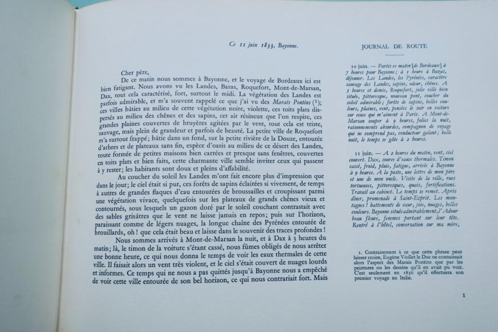 VIOLLET LE DUC : Voyage aux Pyrénées
