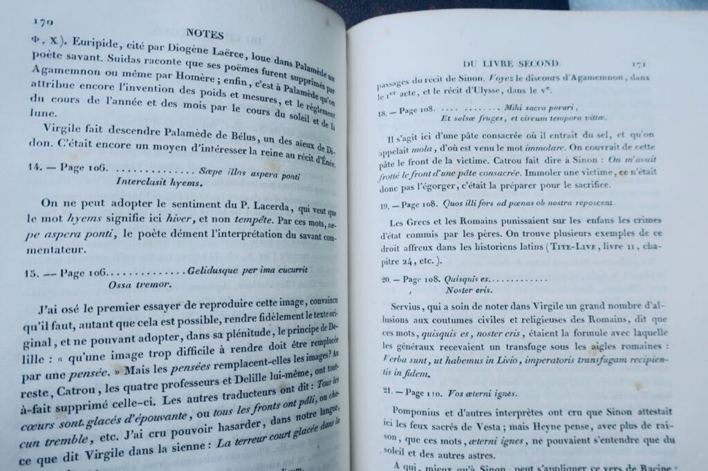 VIRGILE (Publius Vergelius Maro) Oeuvres complètes de Virgile PANCKOUCKE 1833