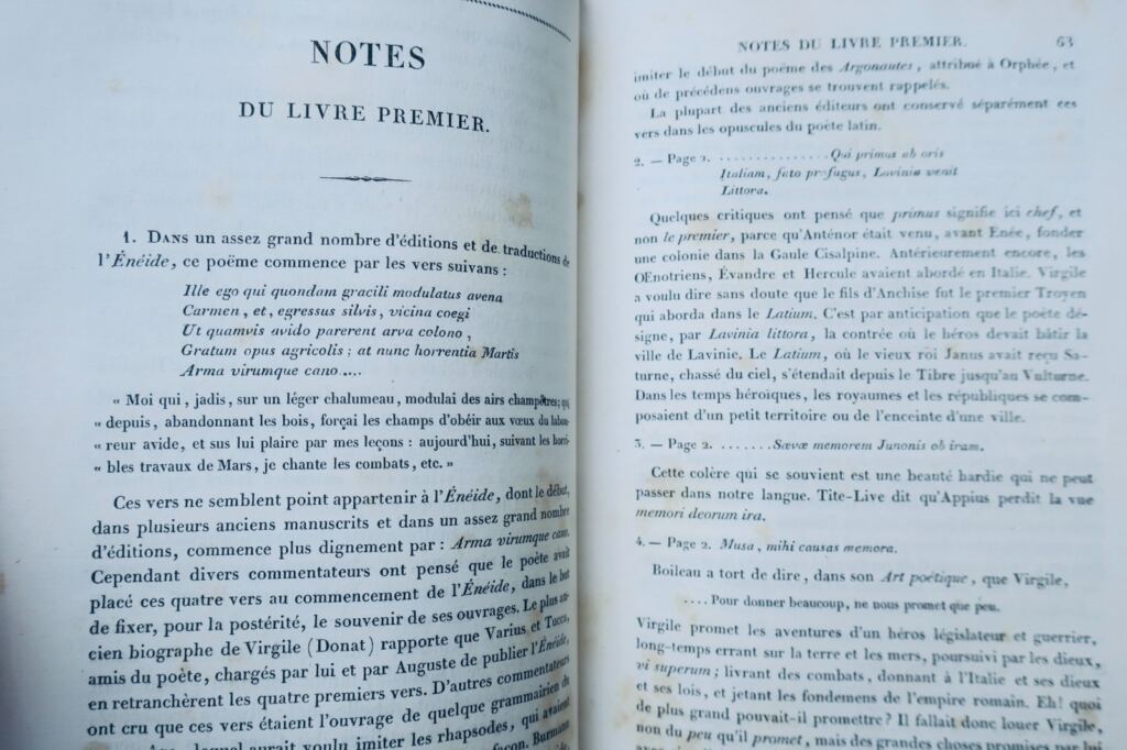 VIRGILE (Publius Vergelius Maro) Oeuvres complètes de Virgile PANCKOUCKE 1833