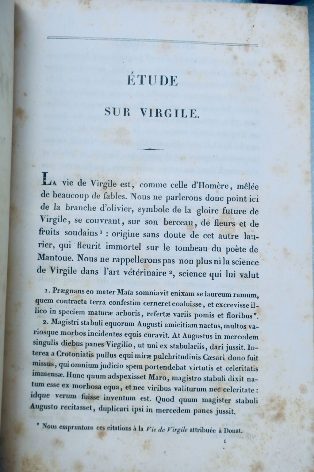 VIRGILE (Publius Vergelius Maro) Oeuvres complètes de Virgile PANCKOUCKE 1833