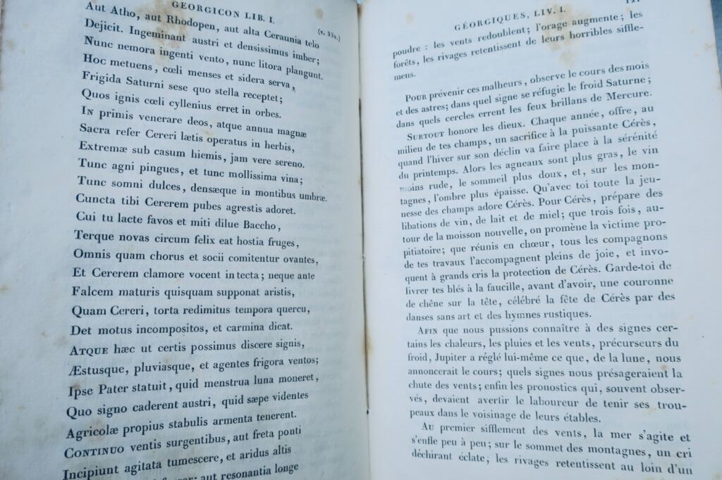 VIRGILE (Publius Vergelius Maro) Oeuvres complètes de Virgile PANCKOUCKE 1833