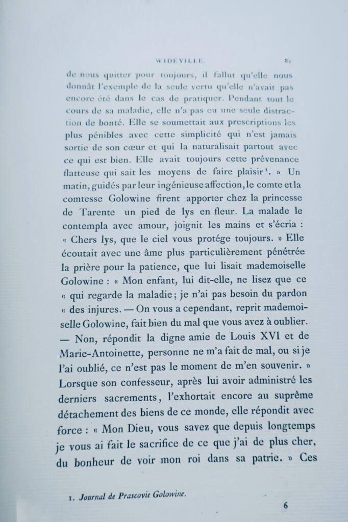 Wideville, Histoire et description 1874 CHATEAU