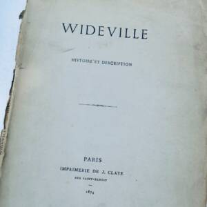 Wideville, Histoire et description 1874 CHATEAU