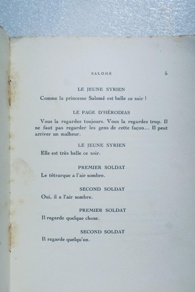 WILDE (Oscar). Salomé. Alastair作図 1923