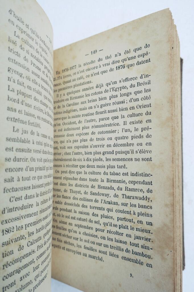birmanie Un français en Birmanie Comte A. Mahé de La Bourdonnais 1891