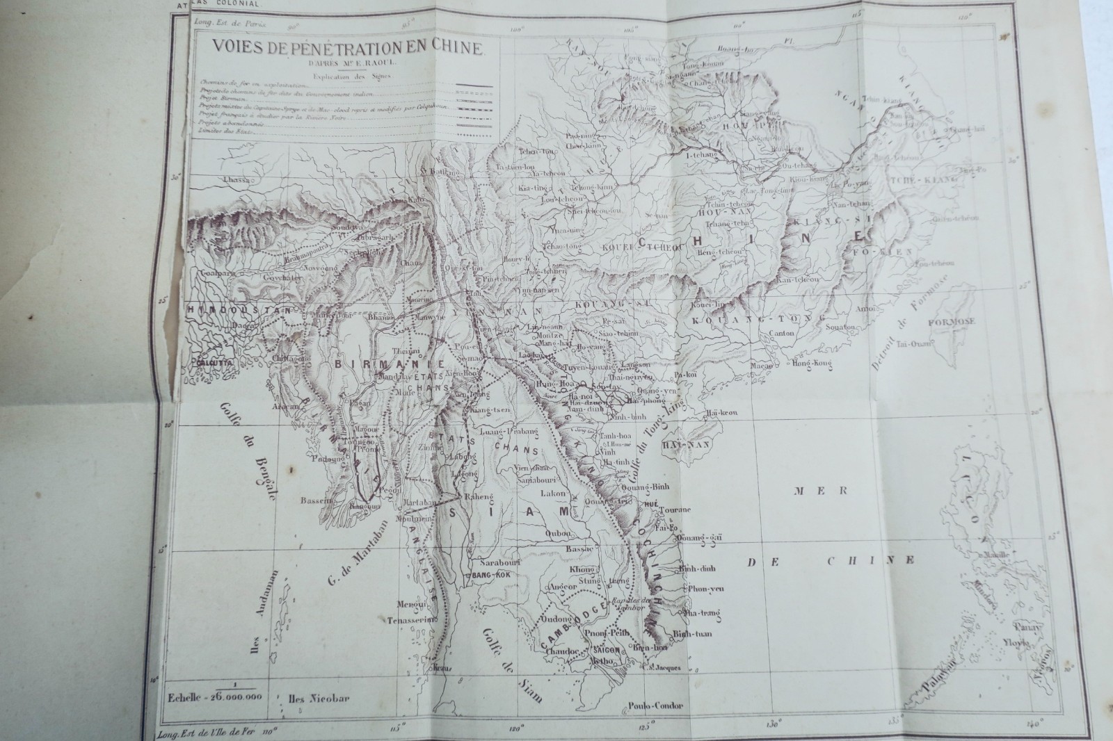 フランス人によるビルマ旅行記 コント・A・マエ・ド・ラ・ブルドネ 1891年