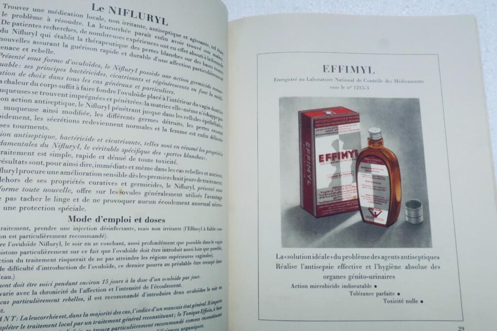 curiosa LA VIE INTIME DE LA FEMME LABORATOIRES PHARMACEUTIQUE