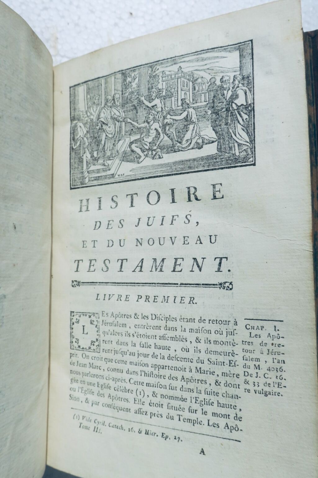 juif Histoire de l’Ancien et du Nouveau testament, et des juifs 1780