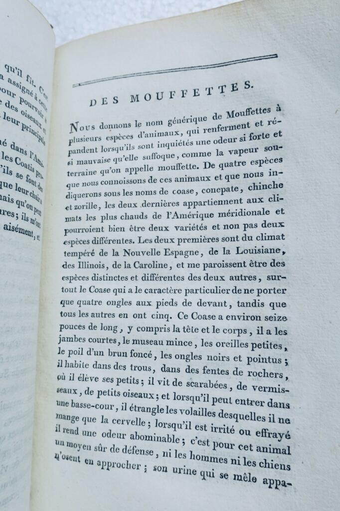 buffon HISTOIRE NATURELLE DE BUFFON 1804