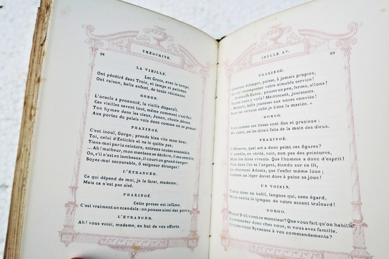 Theocritus illustrated by Meaulle, The Idylls, 1884