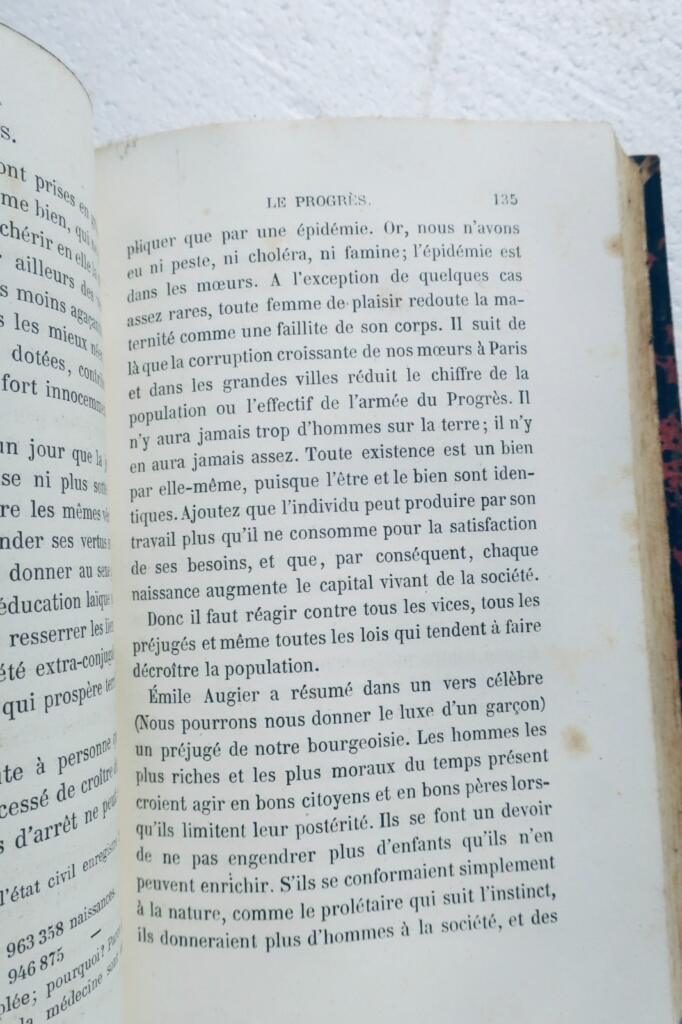 ÜBER (Edmond) Le Progrès 1864