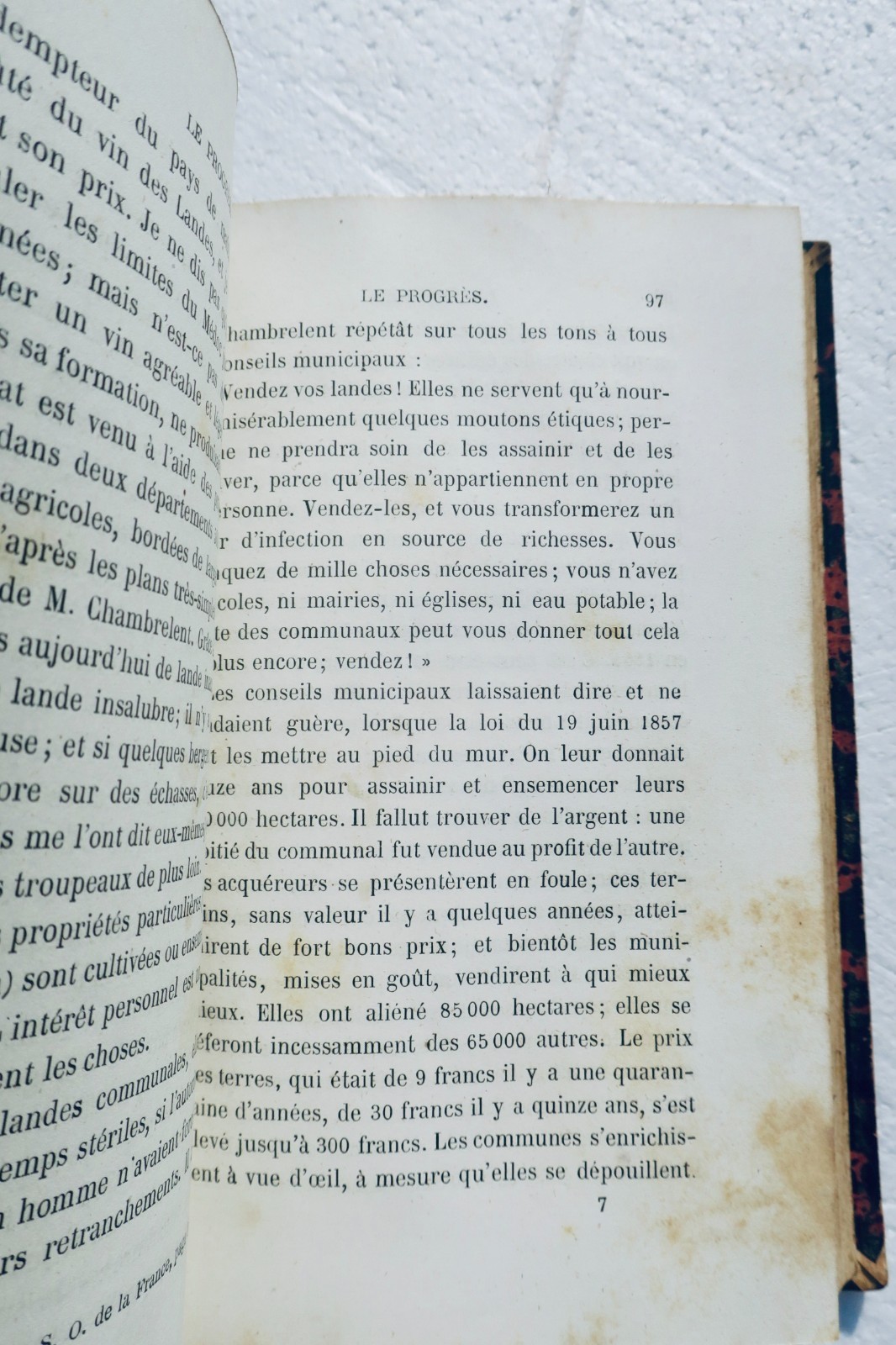About Edmond Le Progrès 1864