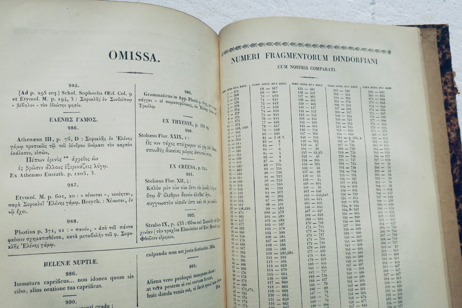 Aischylos und Sophokles – Tragoediae et Fragmenta – Graece et Latine 1864