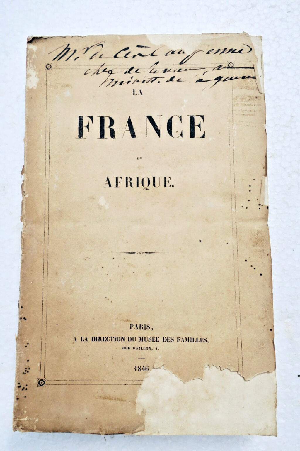 Afrika – Frankreich in Afrika 1846