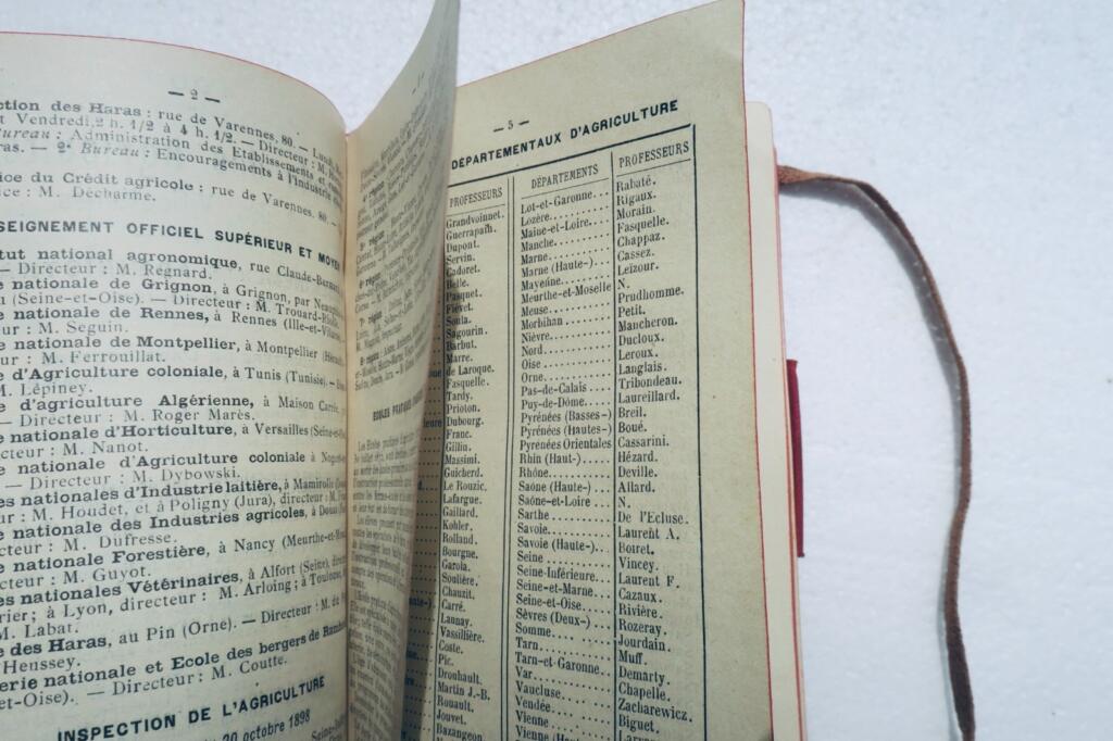 Agenda der Landwirte und Winzer 1907