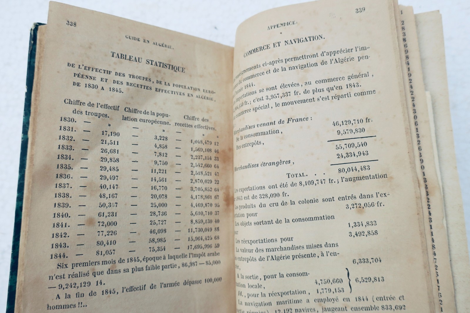 algérie Guide du Voyageur en Algérie. Itinéraire du Savant, de L’artiste 1847 - La Librairie Antique