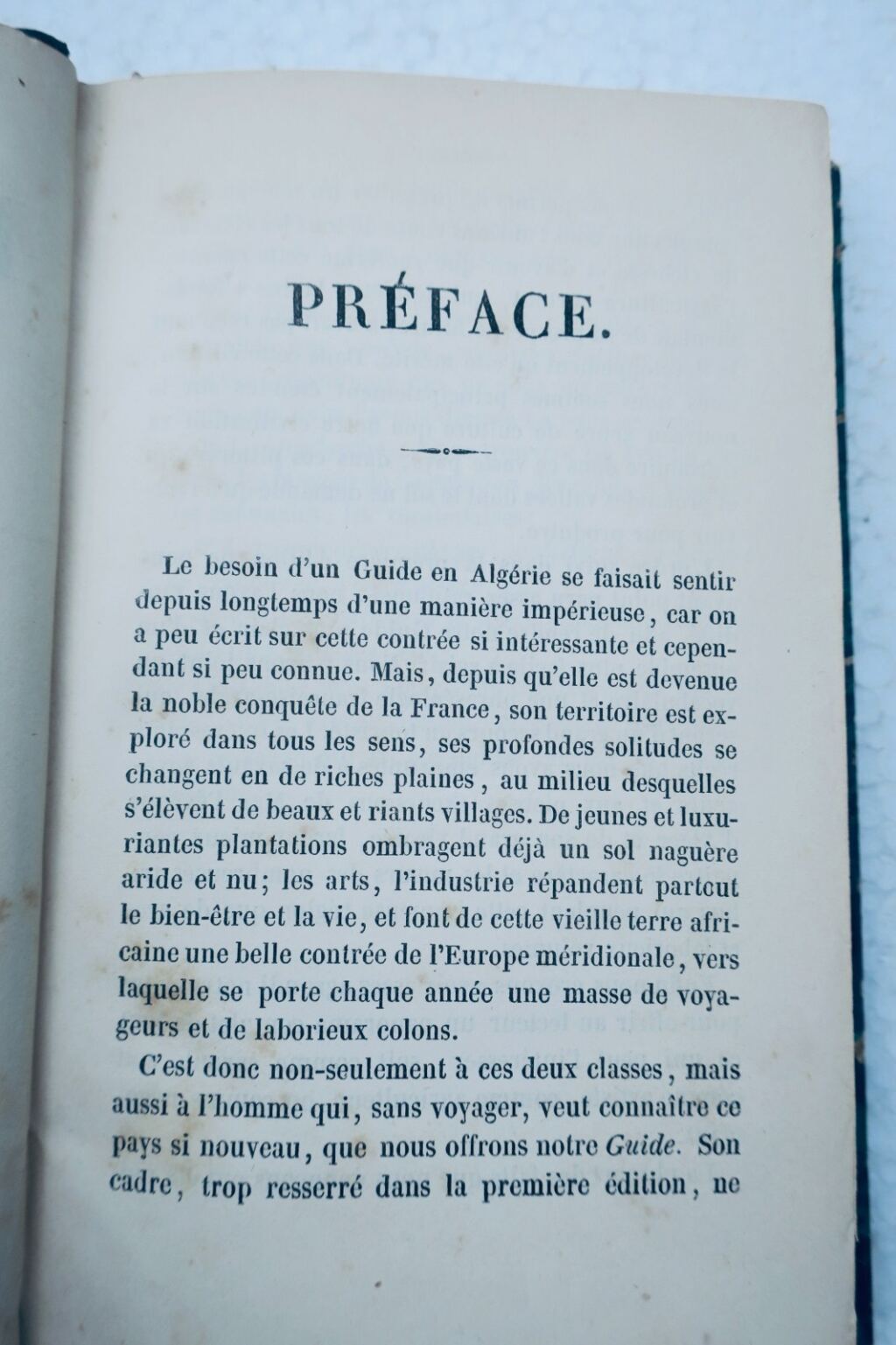 Algeria Guide to the Traveller in Algeria. Itinerary for the Scholar, the Artist 1847