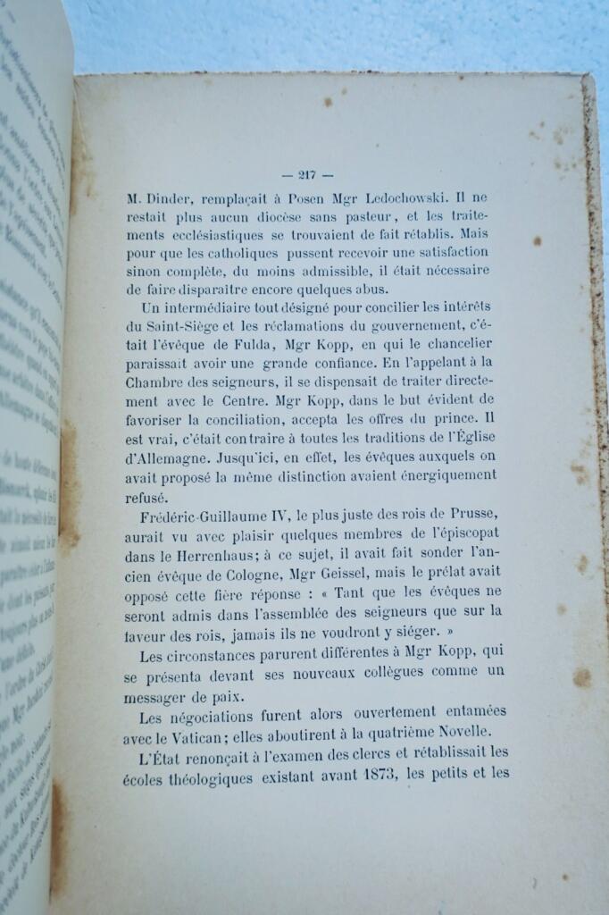 Germany Bazin. Catholic Germany in the 19th Century. Windthorst ...