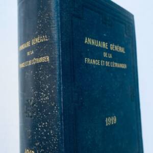 1919年版フランス・海外年鑑