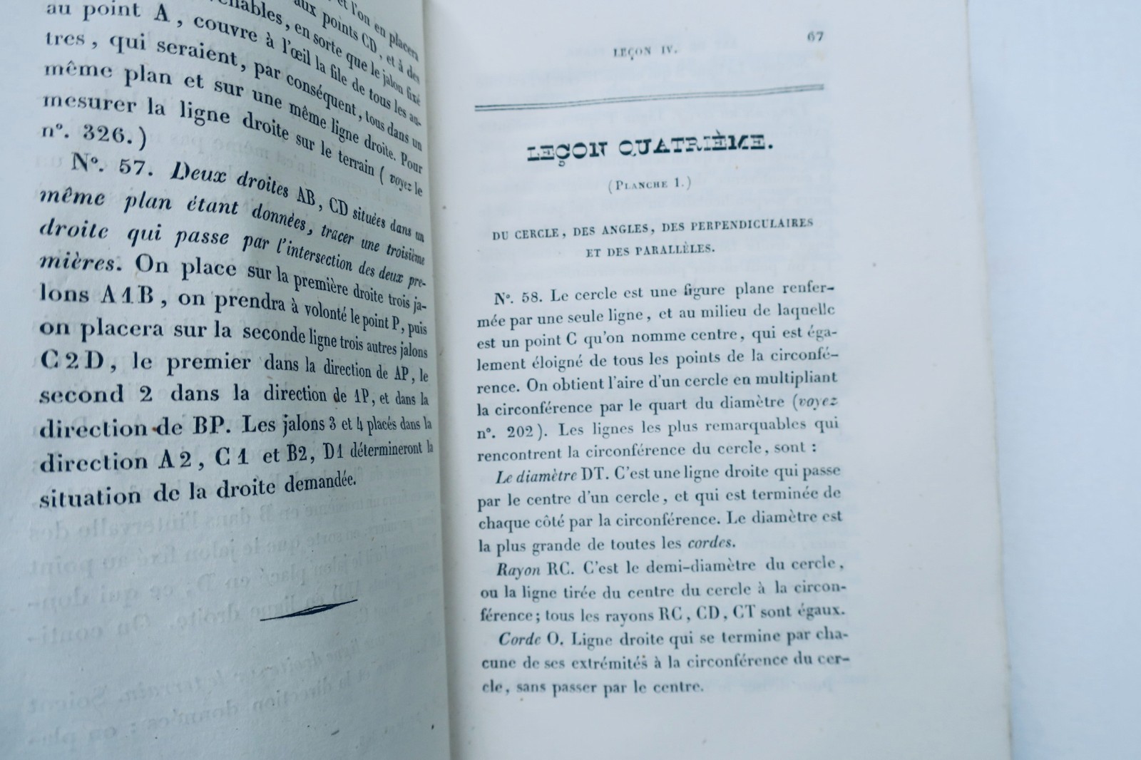 arpenter lever les plans, arpentage nivellement et lavis des plans THIOLLET 1834 – Image 6