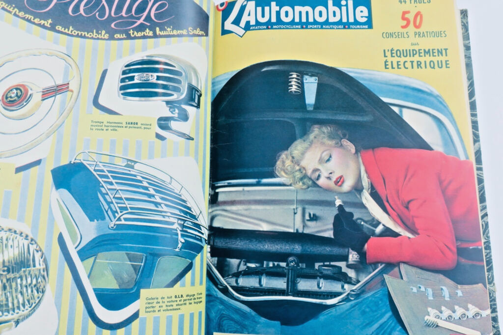 auto L’AUTOMOBILE Aviation Motorcycling Water sports Sport tourism..1951-52