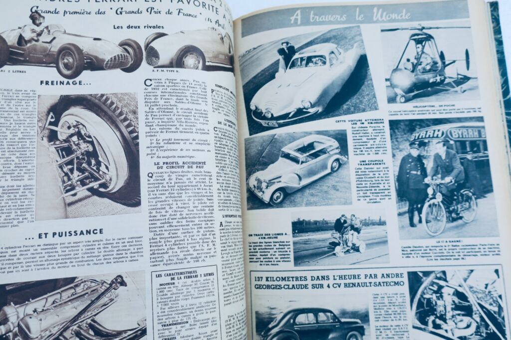 auto L’AUTOMOBILE Aviation Motorcycling Water sports Sport tourism..1951-52