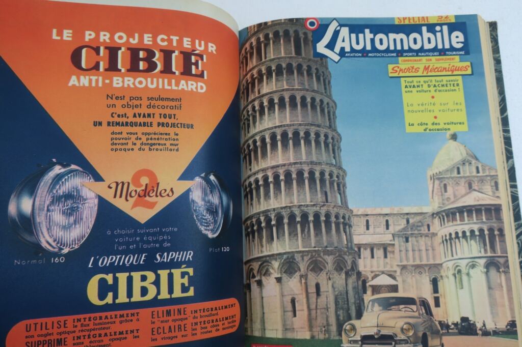 auto L’AUTOMOBILE Aviation Motorcycling Water sports Sport tourism..1951-52