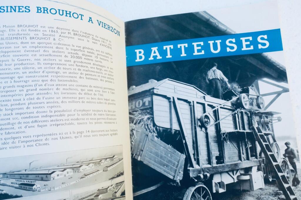 batteuses 打谷机 稻草压捆机 移动式蒸汽机 Brouhot & Cie 维耶尔宗