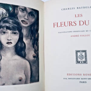 Baudelaires „Die Blumen des Bösen“ – Illustrationen von Collot, 1950
