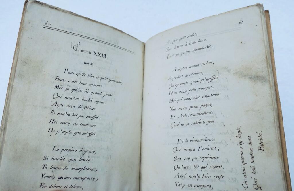 bearnais Poésies béarnaises par Despourrins 1865