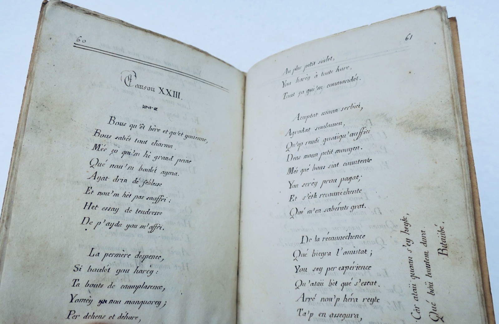 bearnais Poésies béarnaises par Despourrins 1865 – Image 5