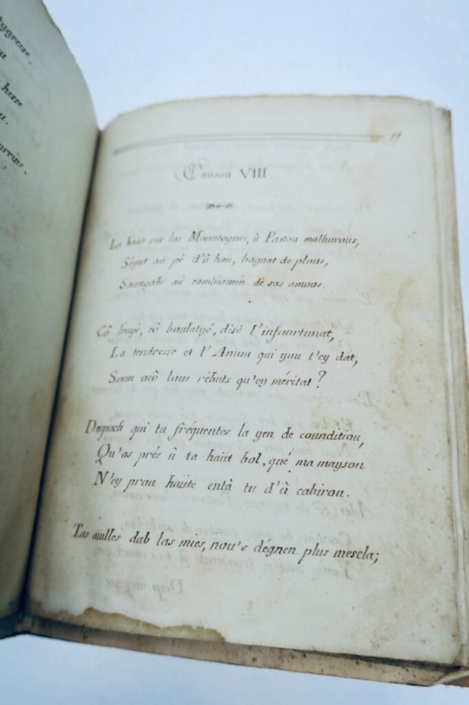 bearnais Poésies béarnaises par Despourrins 1865