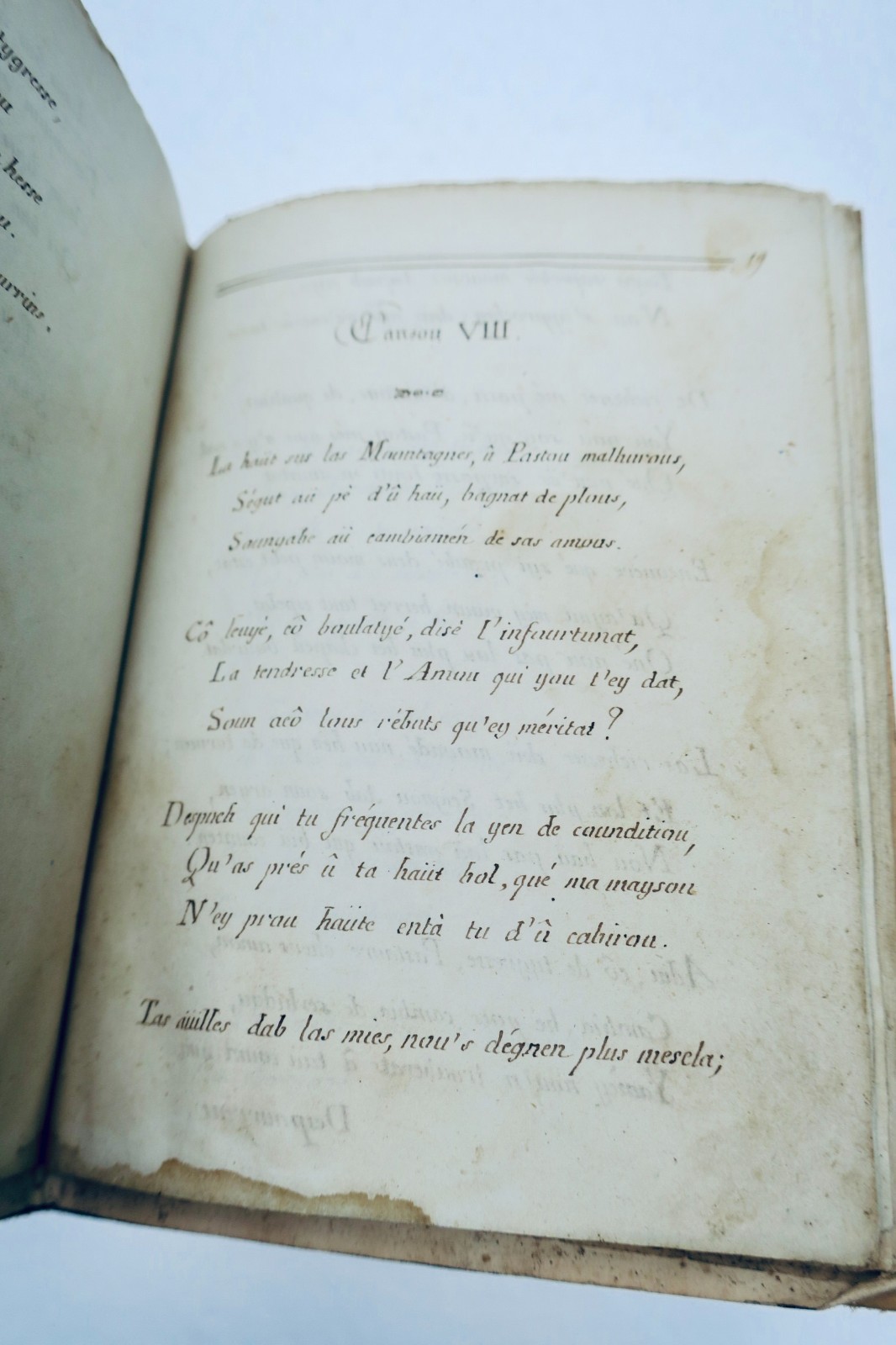 bearnais Poésies béarnaises par Despourrins 1865 – Image 3