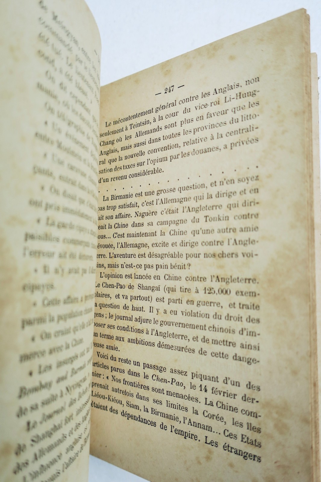 フランス人によるビルマ旅行記 コント・A・マエ・ド・ラ・ブルドネ 1891年