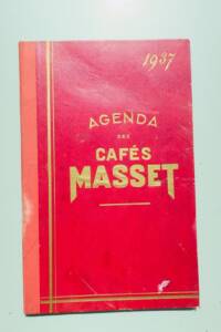 bordeaux agenda des cafés Masset 1937