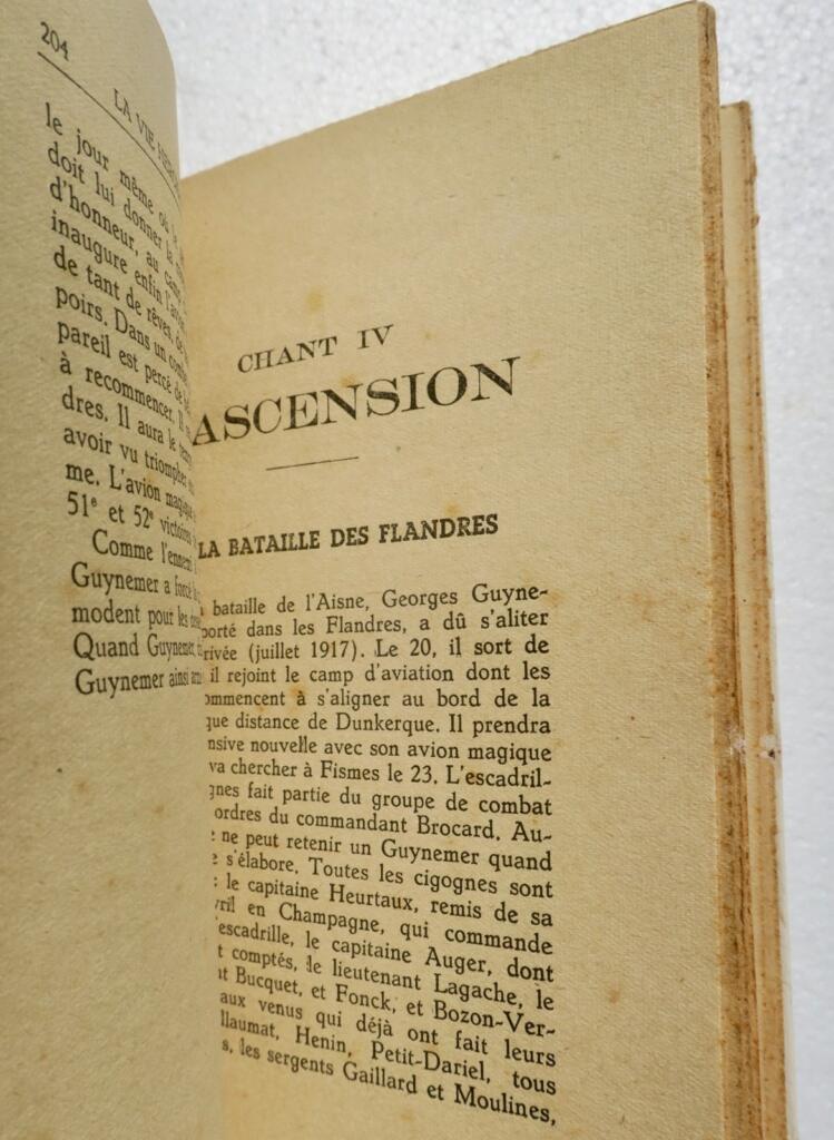 BORDEAUX HENRY THE HEROIC LIFE OF GUYNEMER - THE AIR KNIGHT