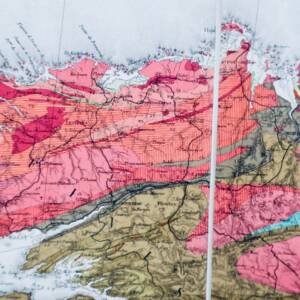 Brest-Lorient 73 x 97 cm, topografische Generalstabskarte