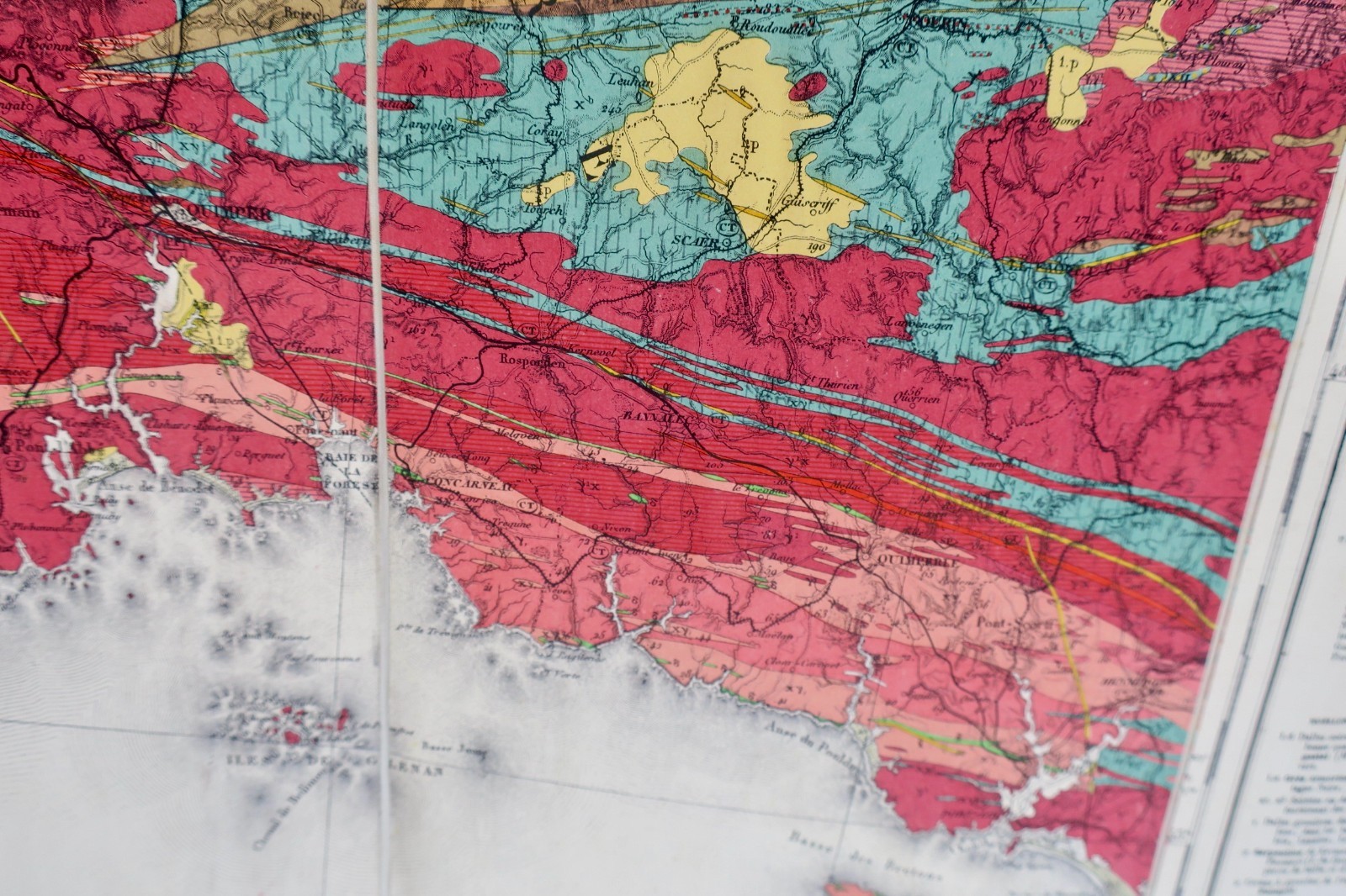 ブレスト・ロリアン 73×97cm、陸軍地形図