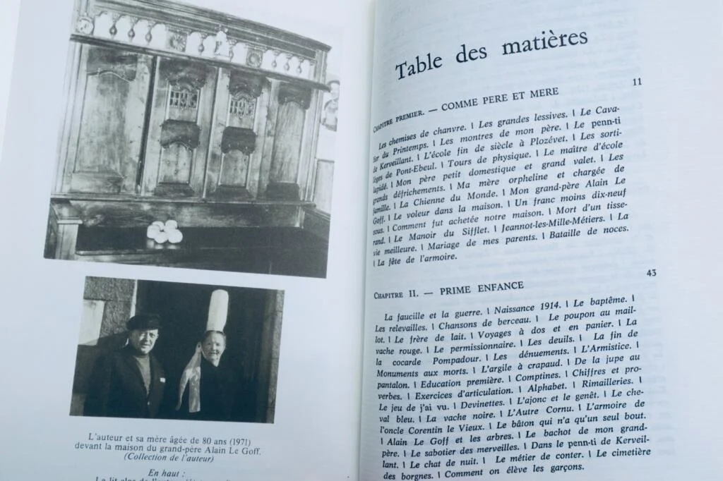 ブルターニュ
ジャック・ル・カヴァル・ドルギュイ著『プルグネンの記憶：ビゴデン地方のあるブルターニュ人の回想録』