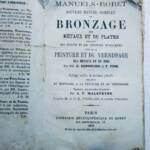 bronzage manuel complet du bronzage des métaux et du plâtre roret 1870 - La Librairie Antique
