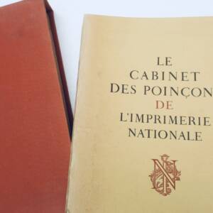 cabinet des Poinçons de l'Imprimerie Nationale