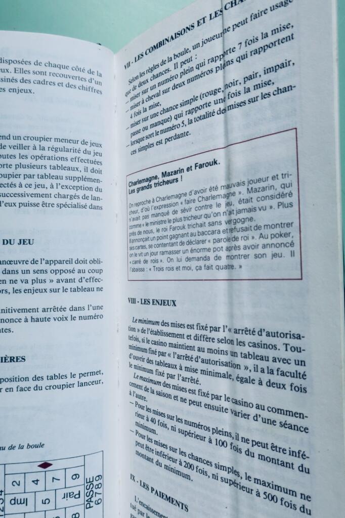 Casino 1987: Small Pocket Guide to Casinos