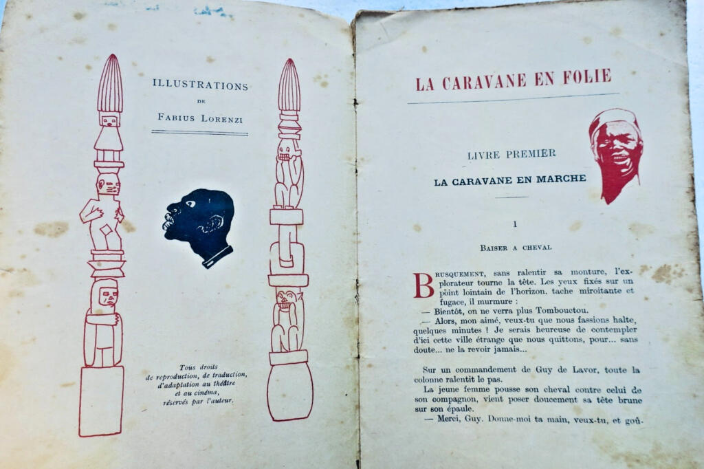 CHAMPSAUR (Félicien). La Caravane en folie. Illustrations de Fabius LORENZI 1926