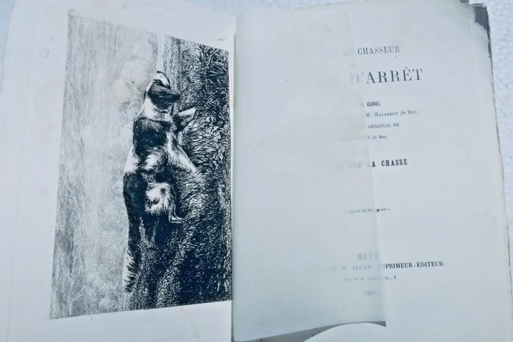 狩猟 1857年 鳩犬を用いた狩猟の手引書
